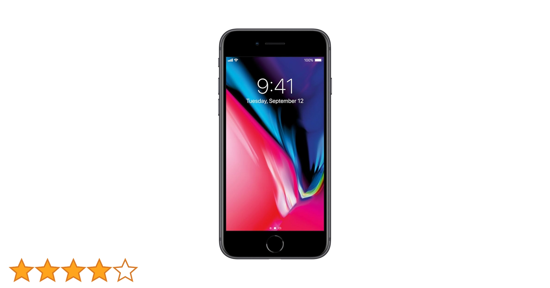 Apple iPhone8 64GB MQ782J/A ① Apple iPhone 8, 64GB, Space Gray - Fully Unlocked (Renewed